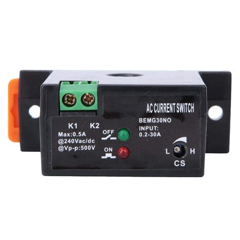 Current Sensing Switch SZC27-NO-AL-C H Self Supply Adjustable Normally Open AC Current Sensing ...