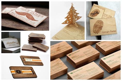 25 Unconventional Wooden Business Cards | Inspirationfeed