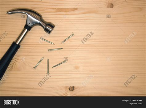 Hammer Nails. Hammer Image & Photo (Free Trial) | Bigstock