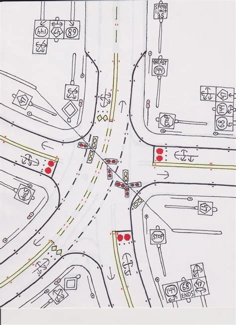 5-Way Intersection Urban Design Plan