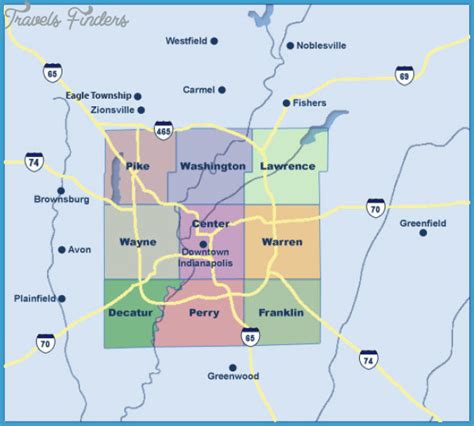 Indianapolis County Map - Middle East Political Map