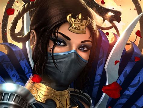 Mortal Kombat Kitana Without Mask