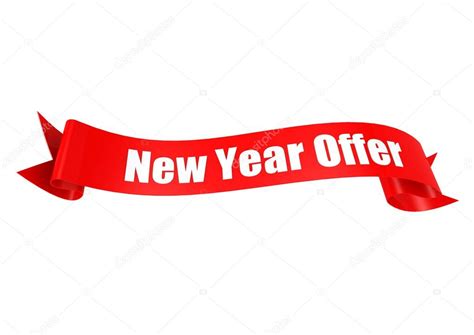 New year offer ribbon Stock Photo by ©tang90246 34451715