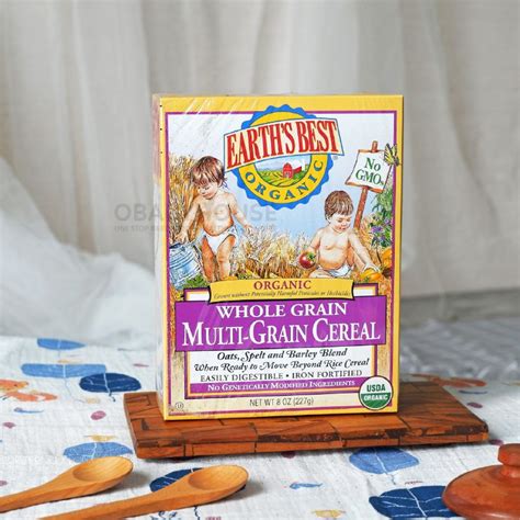 Earth’s Best Organic Multigrain Cereal 227 gr – Obabyhouse