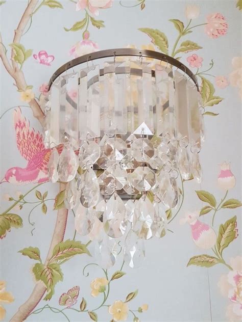 Laura Ashley Crystal wall lights | in Banbury, Oxfordshire | Gumtree