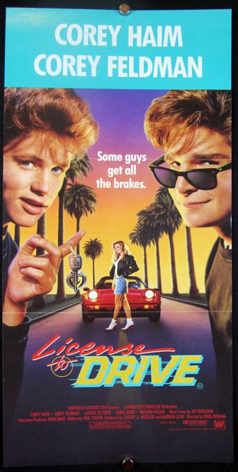 LICENSE TO DRIVE Poster - Reel Movie Posters