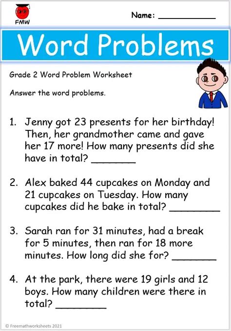 problem solving questions for grade 2