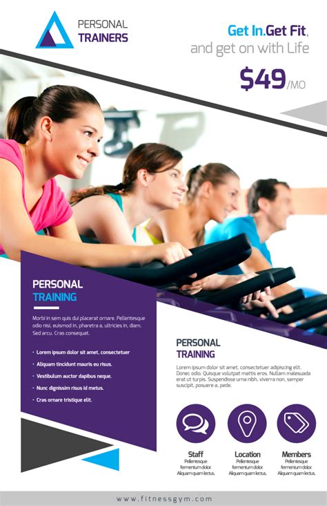 Our Personal Trainers Poster Template | MyCreativeShop