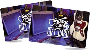 Guitar Center Gift Card | Gift card, Gifts, Cards