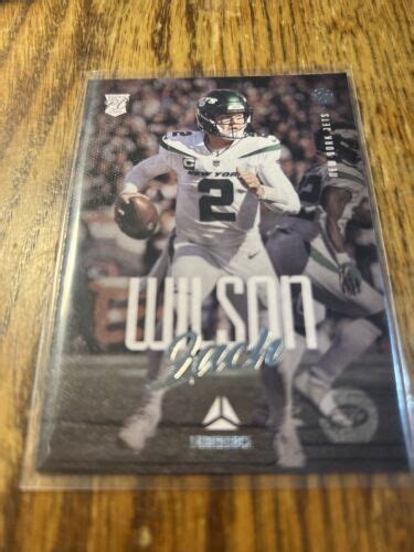 2021 CHRONICLES LUMINANCE ZACH WILSON ROOKIE CARD RC NEW YORK NY JETS ...