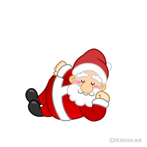 Free Enthusiastic Santa Cartoon Clipart Image | Charatoon