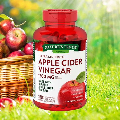 Nature's Truth Apple Cider Vinegar 1200 mg., 180 Capsules in 2021 ...