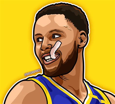 Steph Curry Cartoon Wallpaper : Desktop Steph Curry Yellow Cartoon Wallpapers | Bodwelwasung