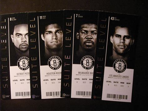 Brooklyn Nets 2012-13 NBA ticket stubs - One ticket - SEE LISTING | eBay