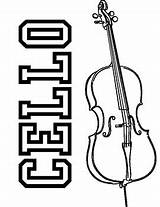 Cello  Instrument Coloring Pages 3 Total By Ervins Music Room TPT sketch template