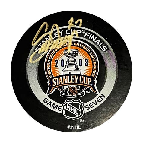 Scott Niedermayer Autographed 2003 Stanley Cup Game Seven Official Game Puck - NHL Auctions