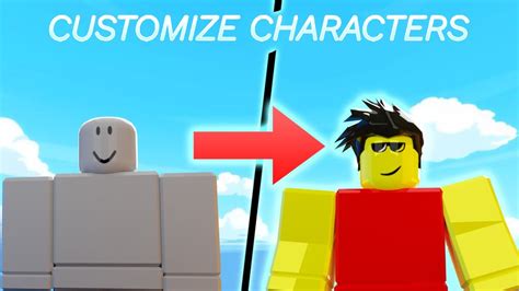 How To CUSTOMIZE CHARACTERS in Roblox Studio! - YouTube