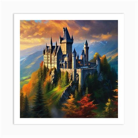 Hogwarts Castle 13 Art Print by Noctarius - Fy