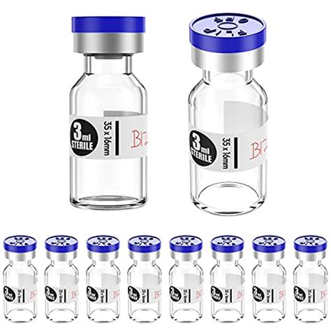 Sterile Empty Vials with Self Healing Injection Port,with Flip Off Aluminum Cap,Sterile Package ...