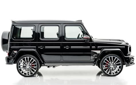 2K free download | Mercedes-AMG G63 Mansory, 2020, side view, black ...