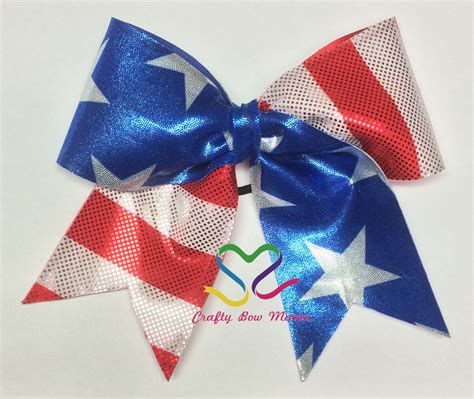 Patriotic / American Flag Bow