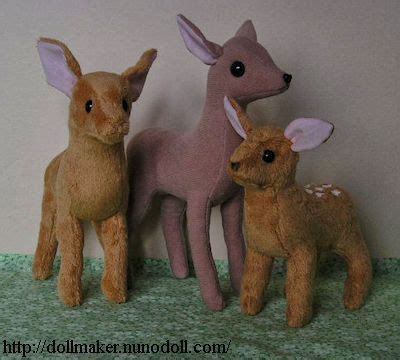 Plush Fawn pattern and directions | Felt animals, Felt animal patterns ...