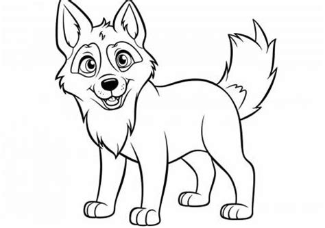 Husky — Coloring Pages: Free & Printable