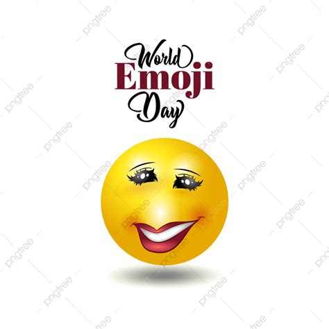 World Emoji Day Vector PNG Images, 3d Beautiful Happy Smiley Emoji For ...