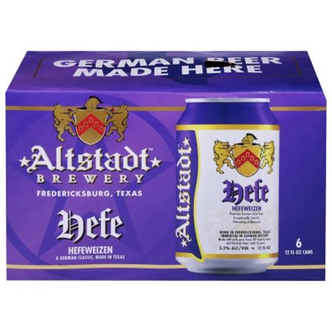 Altstadt Brewery Hefe German Style Beer, 6 cans / 12 fl oz - Pick ‘n Save