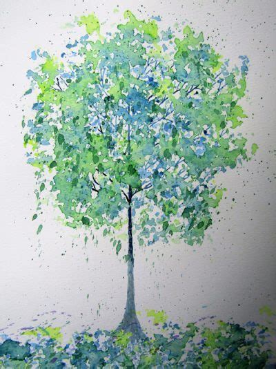 “Tree in Spring” – Original Watercolor – 12 in. x 9 in. - C. Thomas Christiano - Artist