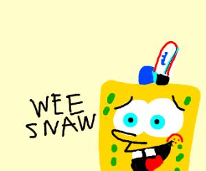 spongebob wee snaw wee snaw - Drawception