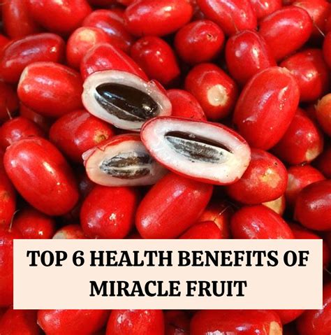 TOP 6 HEALTH BENEFITS OF MIRACLE FRUIT For more information visit the link https://psyspeaks.com ...