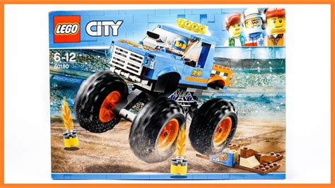 LEGO 60180 City Monster Truck Speed Build - YouTube