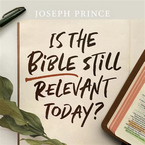 Is The Bible Still Relevant Today? | Sermons | JosephPrince.com