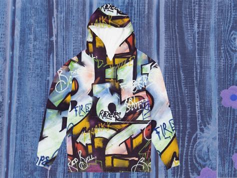 Colorful Graffiti Words Graffiti Hoodie Street Art Tagged - Etsy