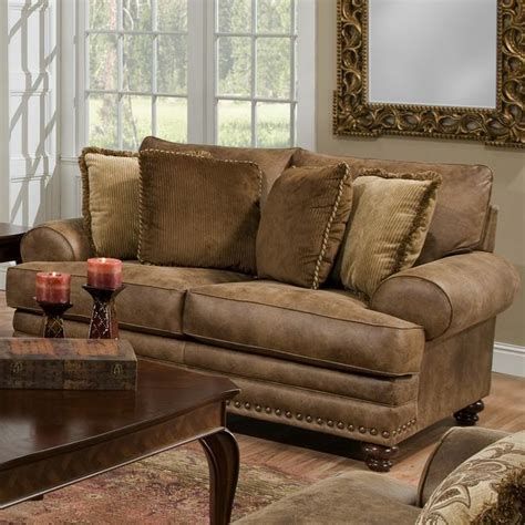 Franklin Traditional Loveseat - Old Brick Furniture - Love Seat