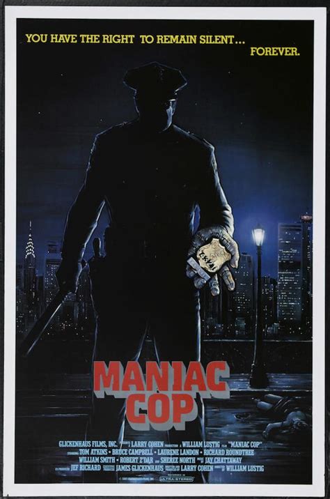 Maniac Cop (1988) movie posters