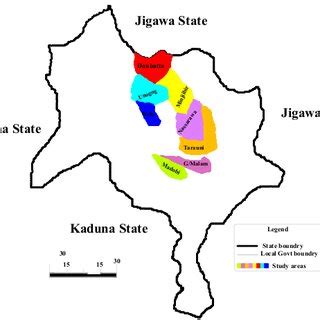 -Map of Kano State showing study areas | Download Scientific Diagram