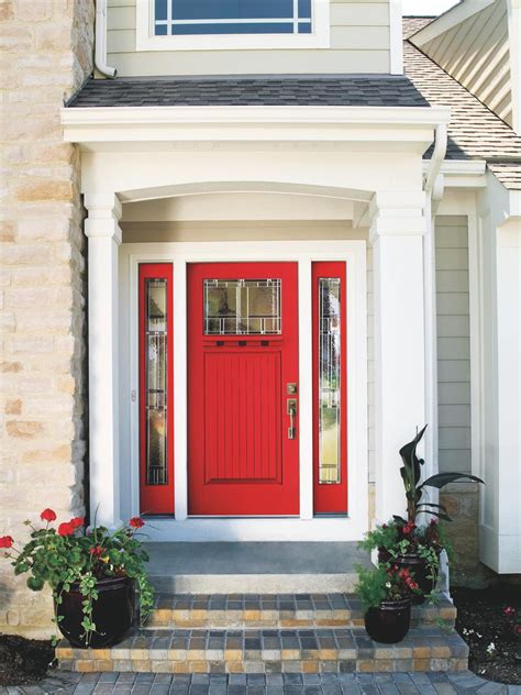 Creating a Charming Entryway with Red Front Doors