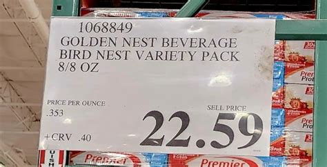 COSTCO GOLDEN NEST BEVERAGE BIRD NEST VARIETY PACK - Eat With Emily