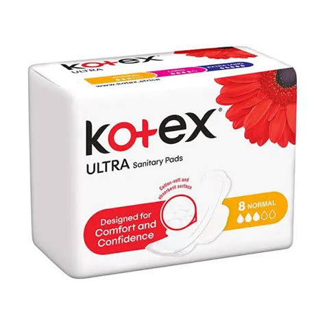 KOTEX PADS NORMAL 8`S - Yanah Pharmacy