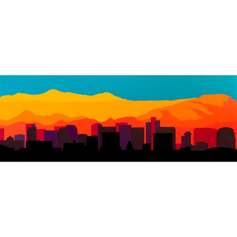 Phoenix Skyline In Full Color | 125-ABI40741 | AFW.com