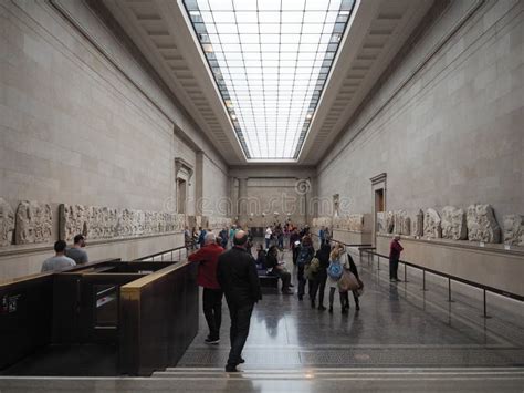 Parthenon Sculptures at British Museum in London Editorial Image ...