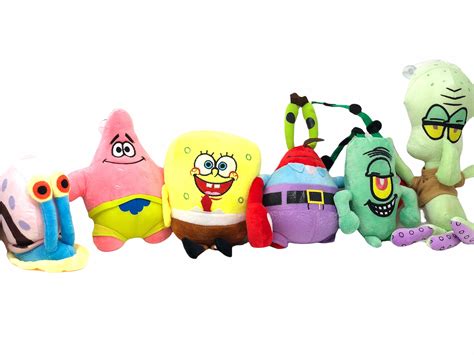 Buy Dom-Dom Spongebob Squarepants Plush Figure Toys Comes with Keychain ...