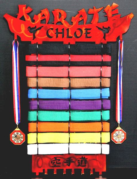 2020's Top Karate Belt Display | Martial Arts Belt Rack | Taekwondo Be ...