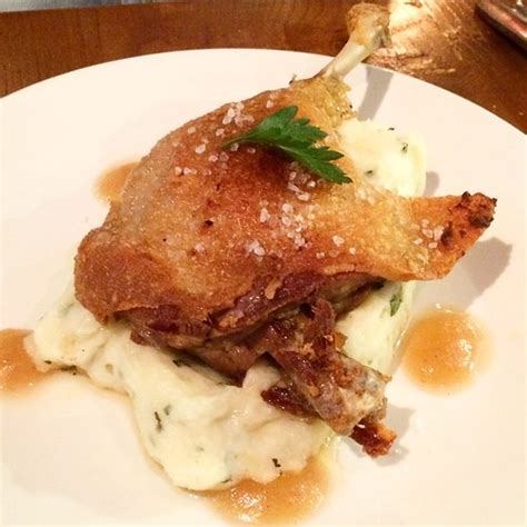 Special of the day - this amazing duck confit. The crispy … | Flickr