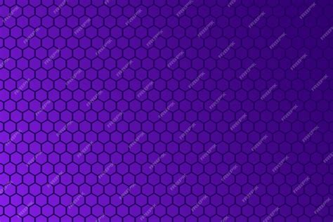 Premium Vector | Seamless pattern of hexagon shapes in purple colors