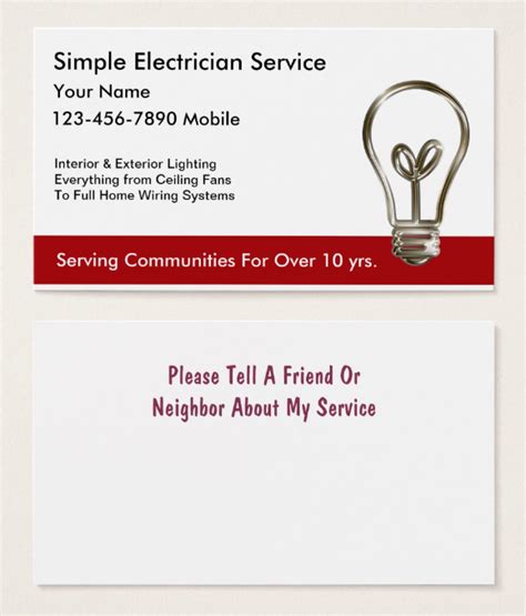 15+ Electrician Business Card Designs & Templates - PSD, AI, InDesign | Free & Premium Templates