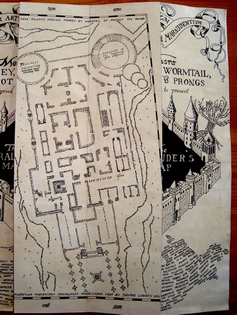 Marauder's Map (Overall Complex) by THCooneyArt on DeviantArt