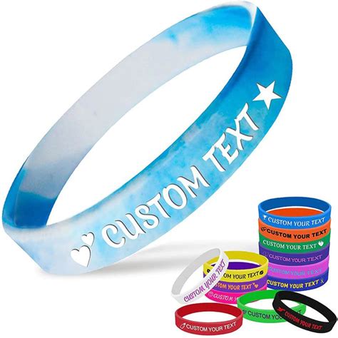 Personalized Silicone Wristbands, Custom Engraved Rubber Bracelets wit – Amlion.Store Rubber ...